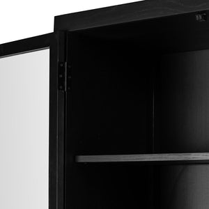 Laker Cabinet-Black Oak