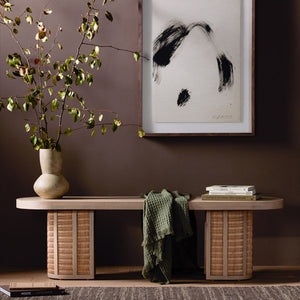 Lucinda Accent Bench-Natural Mango