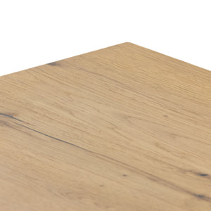Eaton Desk with Filing Cabinet-Light Oak