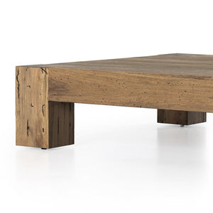 Abaso Coffee Table-Rustic Wormwood Oak