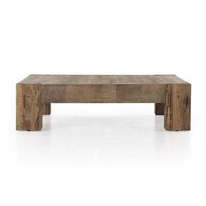 Abaso Coffee Table-Rustic Wormwood Oak