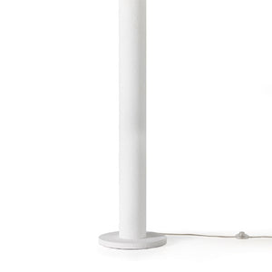 Santorini Floor Lamp-Matte White Plaster