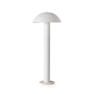 Santorini Floor Lamp-Matte White Plaster