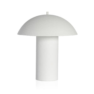 Santorini Table Lamp-Matte White Plaster