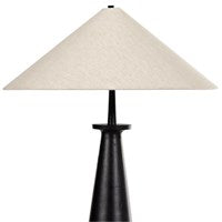 Innes Tapered Shade Floor Lamp-Matte Blk