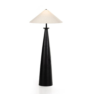 Innes Tapered Shade Floor Lamp-Matte Blk