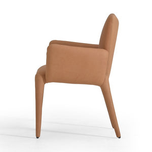 Monza Dining Armchair-Heritage Camel