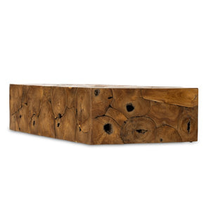 Tomlin Outdoor Coffee Table-Teak Root