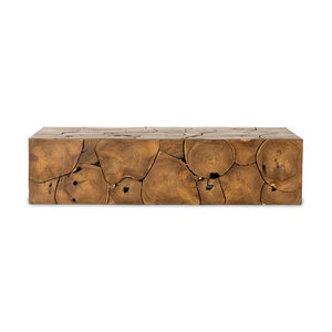 Tomlin Outdoor Coffee Table-Teak Root