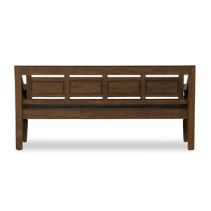 Foles Outdoor Bench-Heritage Brown