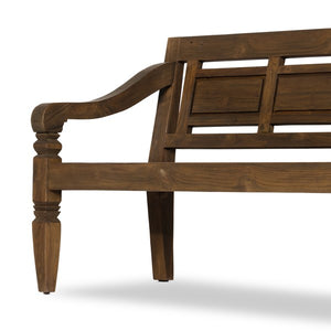 Foles Outdoor Bench-Heritage Brown