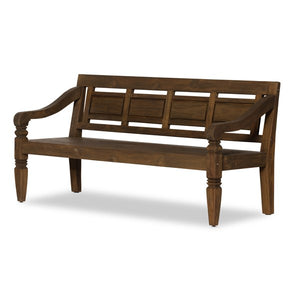 Foles Outdoor Bench-Heritage Brown