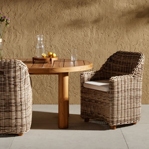 Messina Outdoor Dining Armchair-Natural