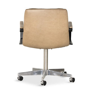Malibu Arm Desk Chair-Natural Washed