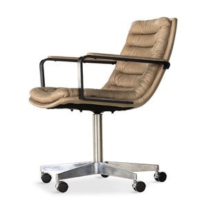 Malibu Arm Desk Chair-Natural Washed