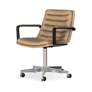 Malibu Arm Desk Chair-Natural Washed