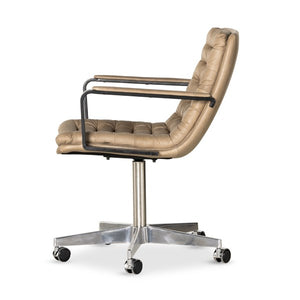 Malibu Arm Desk Chair-Natural Washed