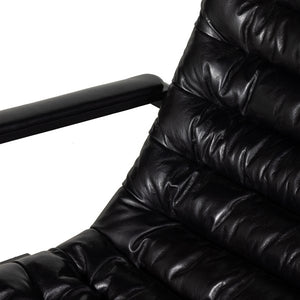 Malibu Arm Desk Chair-Rider Black
