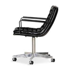 Malibu Arm Desk Chair-Rider Black