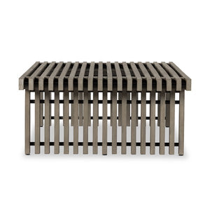 Haskell Outdoor Coffee Table-Grey-Fsc