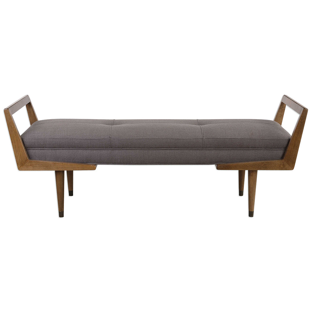 Mid-Century Modern Upholstered Bench