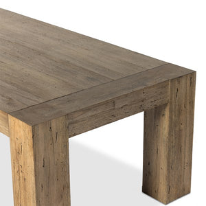 Abaso Dining Table 108"-Rustic Wormwood