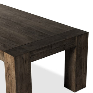 Abaso Dining Table 108"-Ebony Rustic