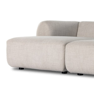 Nara 2pc Media Lounger-Gibson Wheat