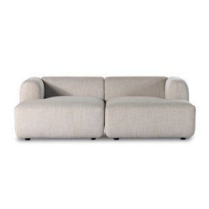 Nara 2pc Media Lounger-Gibson Wheat