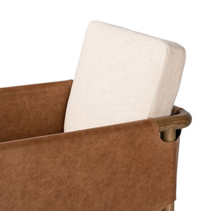 Navarro Desk Chair-Bergamo Parchment