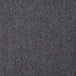 High Back Armless Chair with Cane Accent - Dark Grey