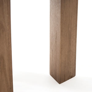 Mesa End Table-Light Brushed Parawood