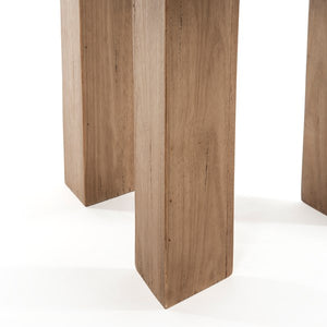 Mesa End Table-Light Brushed Parawood