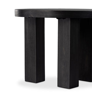 Mesa End Table-Ebony Parawood