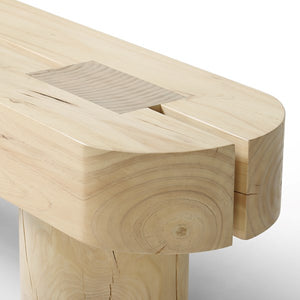 Conroy Accent Bench-Natural Pine