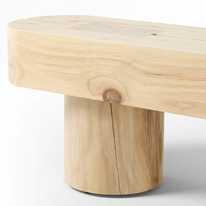 Conroy Accent Bench-Natural Pine