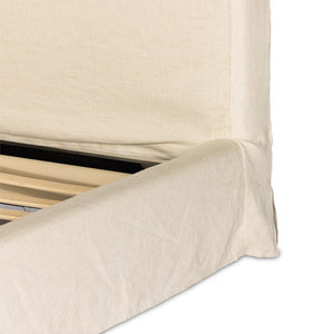 Daphne Slipcover Bed-Natural-King
