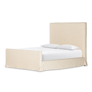 Daphne Slipcover Bed-Natural-Queen
