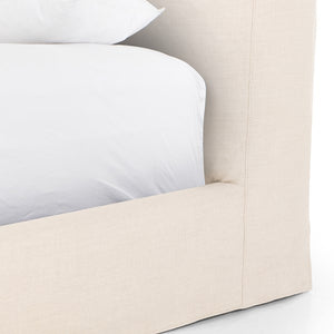 Aidan Slipcover Bed-Natural-Queen