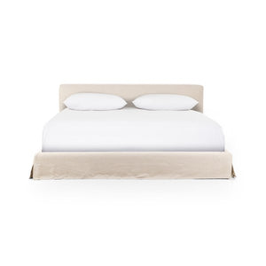 Aidan Slipcover Bed-Natural-Queen