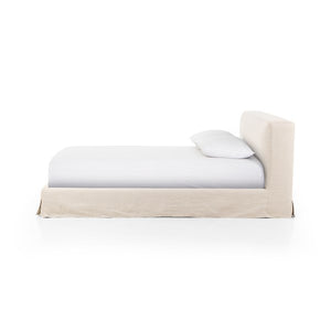 Aidan Slipcover Bed-Natural-Queen