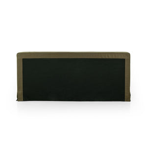 Aidan Slipcover Bed-Brussls Coffee-King