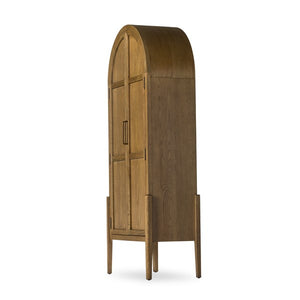 Tolle Panel Door Cabinet-Drifted Oak Sld
