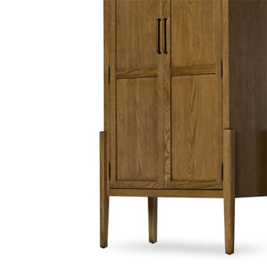 Tolle Panel Door Cabinet-Drifted Oak Sld