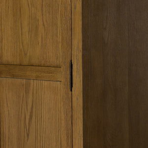 Tolle Panel Door Cabinet-Drifted Oak Sld