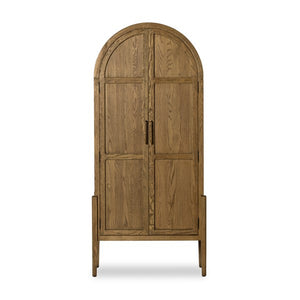 Tolle Panel Door Cabinet-Drifted Oak Sld