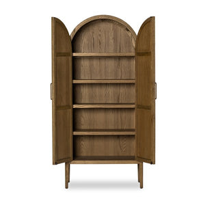 Tolle Panel Door Cabinet-Drifted Oak Sld