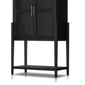 Tolle Bar Cabinet-Drifted Oak Solid