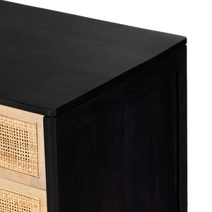Sydney Large Nightstand-Black Wash