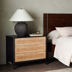 Sydney Large Nightstand-Black Wash